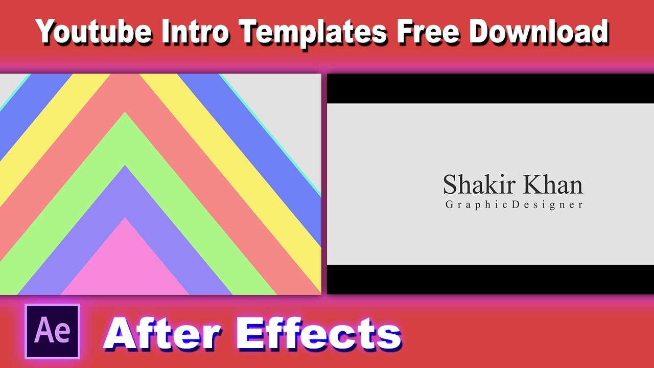 Youtube Intro Templates - Free After Effect Template - YouTube