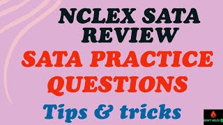 NCLEX SATA PRACTICE QUESTIONS | TIPS and Strategy | select all that apply | adapt nclex