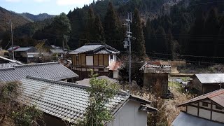 自然に還る消滅集落　【限界集落の風景・廃墟】（京都市北区大森東町）