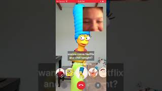 Mod Talk app - Marge Simpson wants to Netflix and chill