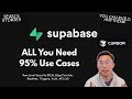 You Can Learn 95% Supabase Use Cases Like A Pro | Realtime, EdgeFunction, RowLevel Security, Auth