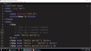 Adding Comments to Your PHP