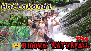 Hidden🙈 Waterfall in Hailakandi😨. We have gone through By-Cycle From Hailakandi Town #foyes