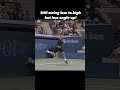 Struggle with high balls, copy Agassi’s technique .....#tennis #tenniscoaching #quicktennistips