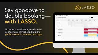 Say goodbye to double booking—with LASSO.