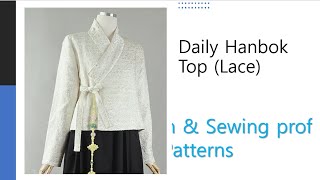 Daily Hanbok Top (Lace)/cutting,