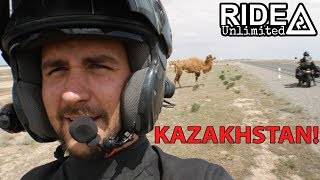 Camping, Sand and bike problems in #Kazakhstan! - Motorcycle travel