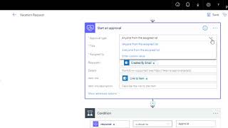 Microsoft Flow Vacation Request Workflow