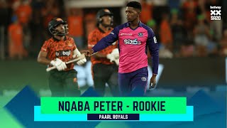 Nqaba Peter - Paarl Royals Rookie | Betway SA20