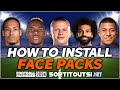 HOW TO INSTALL REAL PLAYER FACES ON FM24 - Football Manager 2024 Facepack Installation Guide