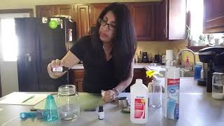 How to make homemade disinfectant spray. Lysol type