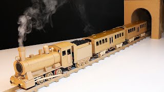How Make a Cardboard Steam Train at Home