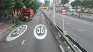 Hong Kong Bus NWFB 4020@38 置富花園→銀幕街(不停香港仔隧道收費廣場班次) (行車片段)