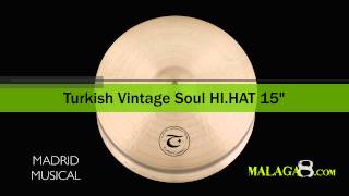 Platos Turkish Vintage Soul Hi-Hat 15\