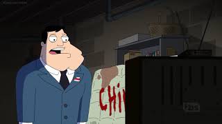 American dad- Stan is inside the TV
