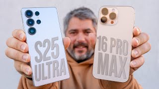 Apple iPhone 16 Pro Max vs Samsung Galaxy S25 Ultra: Kdo s koho?