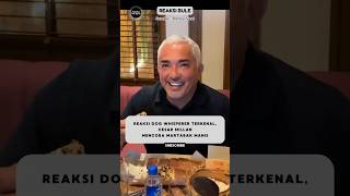 Reaksi Bule Cesar Millan Coba Martabak‼️ #reaksibule #buleriview #shorts #viralvideo