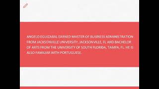 Angelo Eguizabal - Worked as Regional Manager at PEMCO Aeroplex, Inc.