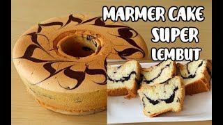 Marmer cake super lembut