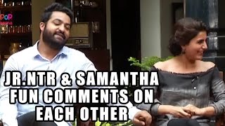 Jr.NTR & Samantha Fun Comments on Each Other at Jantha Garage Movie Interview