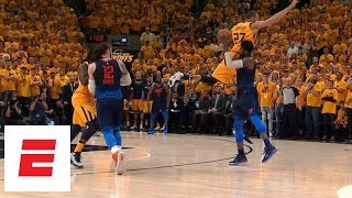 The controversial non-call on Paul George's potential game-tying 3 in Game 6 vs. Jazz | ESPN