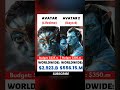 Avatar Vs Avatar 2 Movie Comparison And Box Office Collection #shorts #shortvideo #ytshorts