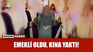 Emekliliği güle oynaya kutladı