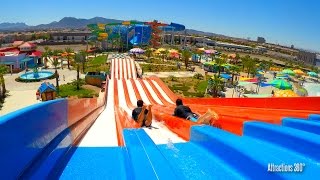 [4K] Surfing USA Racing Water Slide - Cowabunga Bay Water Park - Las Vegas