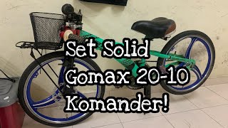 Gomax 20-10 pasang set Solid | Komander Whiechiko