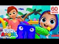 Getting Ready for Swimming Lessons + Baby Shark Songs | Little Angel Kids Songs & Nursery Rhymes