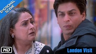 London Visit - Emotional Scene - Kabhi Khushi Kabhie Gham - Shahrukh Khan Amitabh Bachchan