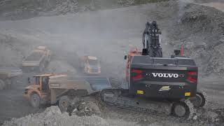 75 TONNE VOLVO EC750E OPTIMIZES PRODUCTIVITY AND PROFITABILITY