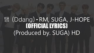 '땡 (DDAENG)' - BTS RM, Suga, & J-Hope - (OFFICIAL LYRICS [Han|Rom|Eng]) EASY TO READ HD