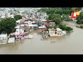 flood like situation in parts of bharuch city due to incessant rainfall in gujarat