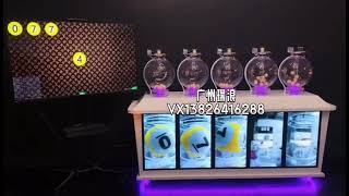 Lottery machine5D摇珠机拉丝机自动屏幕摇奖机双色球体育彩票0-9