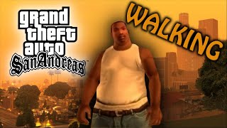 FAT CJ Walks Across The Land of San Andreas!