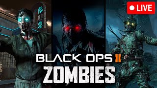 Fazendo TODOS EASTER EGGS do BO2 Zombies SOLO ao vivo (Richtofen side)