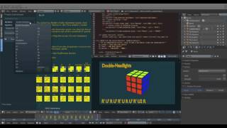 Blender Rubik's Cube Animator Script Demo