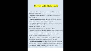 MTTC Health Practice Questions 2022 2023  Consisting Of 147 Questions With Verified Answers