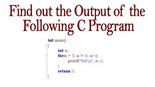 C programming output checking-04 || IT job preparation || Infinite Loop Example || Programming