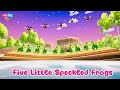 Five Little Speckled Frogs | Poon Poon TV  Nursery Rhymes & Kids Songs