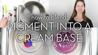 How to Blend Pigments into a Creamy Base for Lipstick & Eyeliner // Make it Up