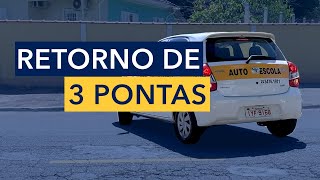 COMO FAZER O RETORNO DE 3 PONTAS | INSTRUTOR GERSON | CFC PREFERENCIAL