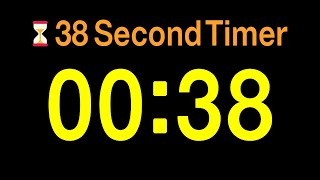 ⏱ 38 Second Timer / 🔊 Alarm / 👍 Simple Timer