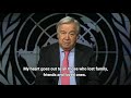 haiti earthquake 10 years ago un secretary general video message