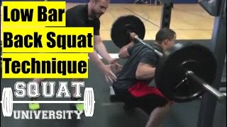How to Perform a Low Bar Back Squat