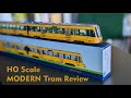 Modern Trams In Ho Scale?! 1/87 Stuttgart Ssb Dt8.12 Lrv Model Review