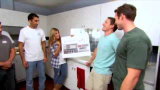 Kitchen Crashers TV show showcases Kegman's equipment.