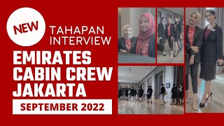 EMIRATES CABIN CREW INTERVIEW - September 2022