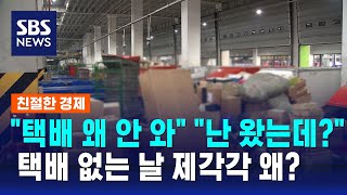 '택배 없는 날'인데…왜 배송이 다 되지? / SBS / 친절한 경제